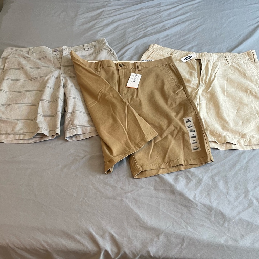 Lot of 3 Men’s shorts size 36